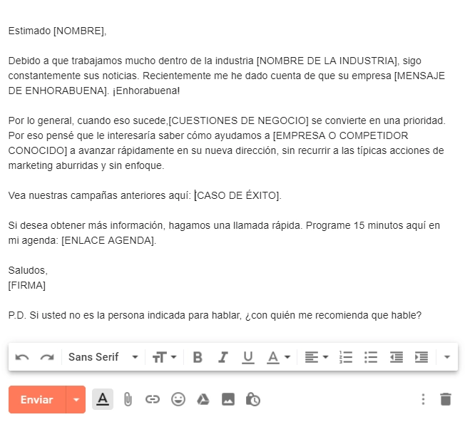 unir Escupir boleto 25 plantillas de correo electrónico para incrementar ventas