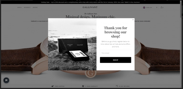 popup